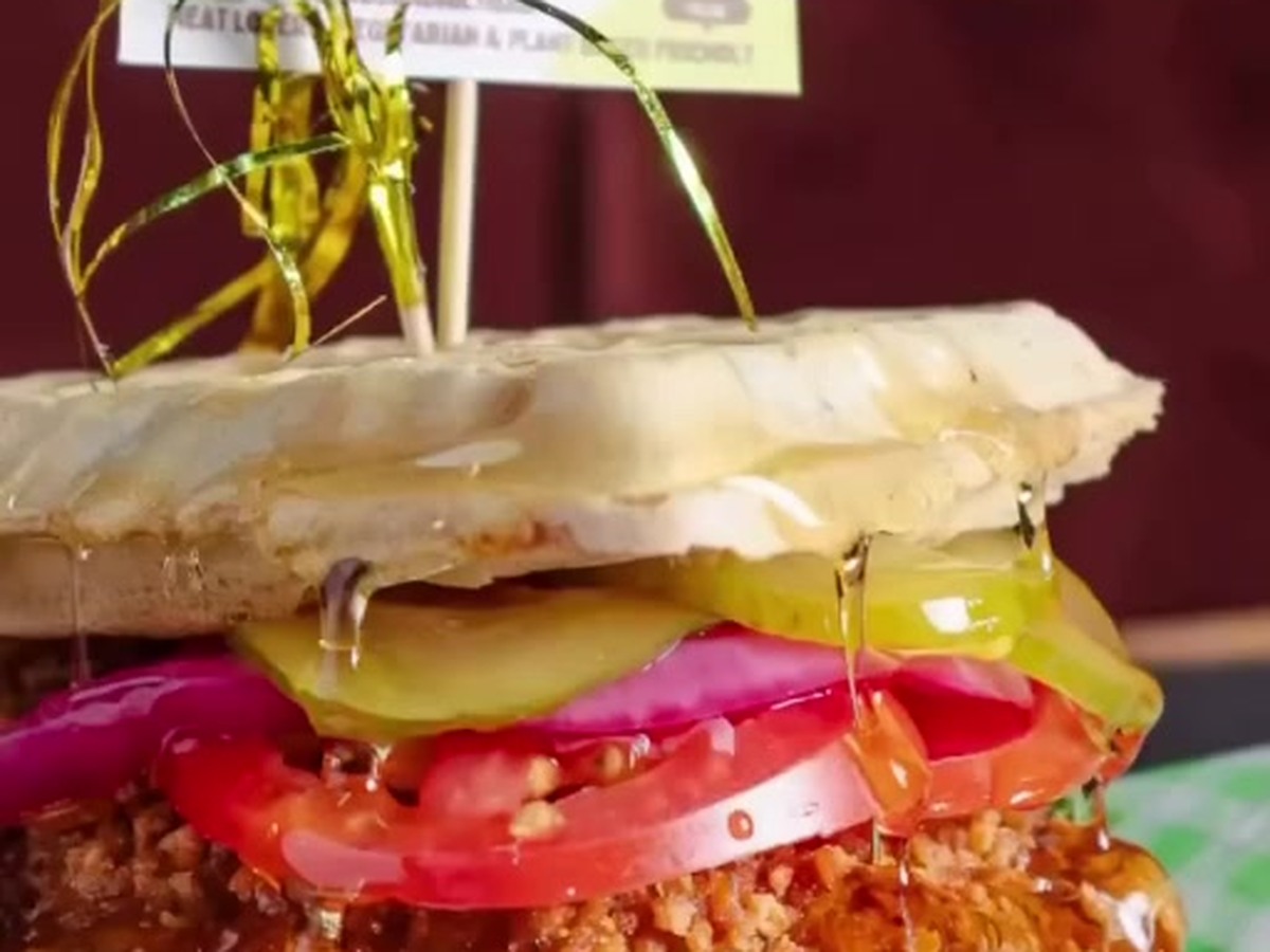Waffle Bar Sandwich